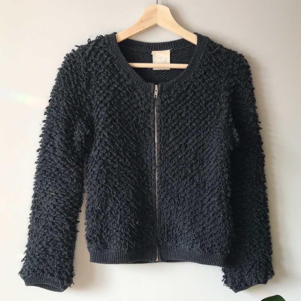 Shaggy loop sweater